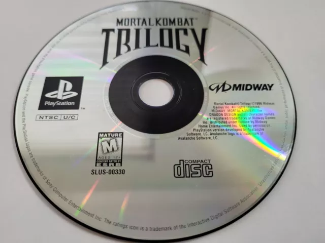 Mortal Kombat Trilogy Sony PlayStation 1 PS1 Greatest Hits Tested Working