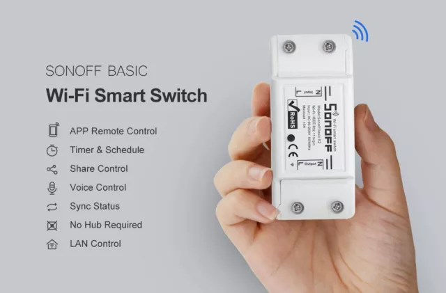 Sonoff BASIC R2 - WiFi Smart Switch ferngesteuerten Netzschalter Basic-Schalter