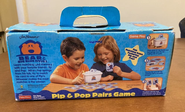 Jim Henson’s Bear in the Big Blue House Pip & Pop Pairs Game CIB
