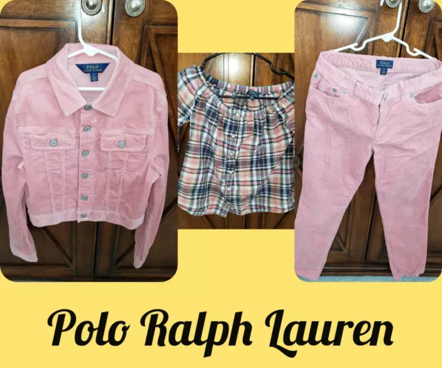 Polo Ralph Lauren Girls 3 Piece Outfit