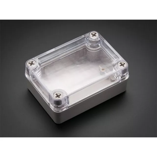 Proto-PIC Small Plastic Project Enclosure - IP66 weatherproof with Clear Top