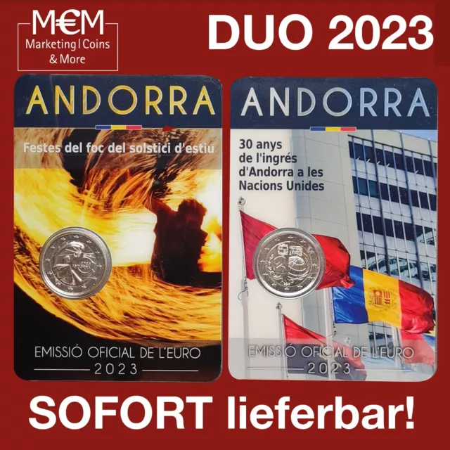 # 2 x 2 EURO ANDORRA 2023 BEITRITT ZUR UN - SOMMERSONNENWENDE DUO #