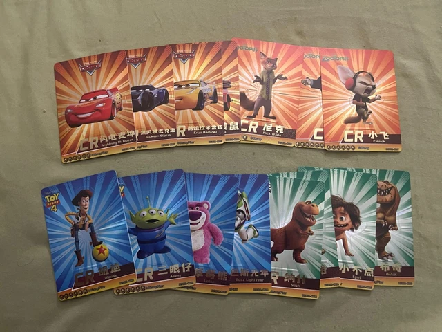 CARD.FUN DISNEY/PIXAR TOY Story/Zootopia/Cars/ CR Insert Standee Set ...
