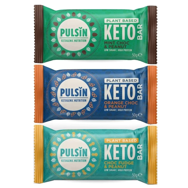 Pulsin barrette cheto a base vegetale - 18x50 g