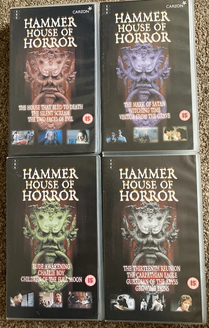 FOUR HAMMER HOUSE Of Horror VHS Tapes Episodes 1 13 6 50 PicClick UK four-hammer-house-of-horror-vhs-tapes-episodes-1-13-6-50-picclick-uk