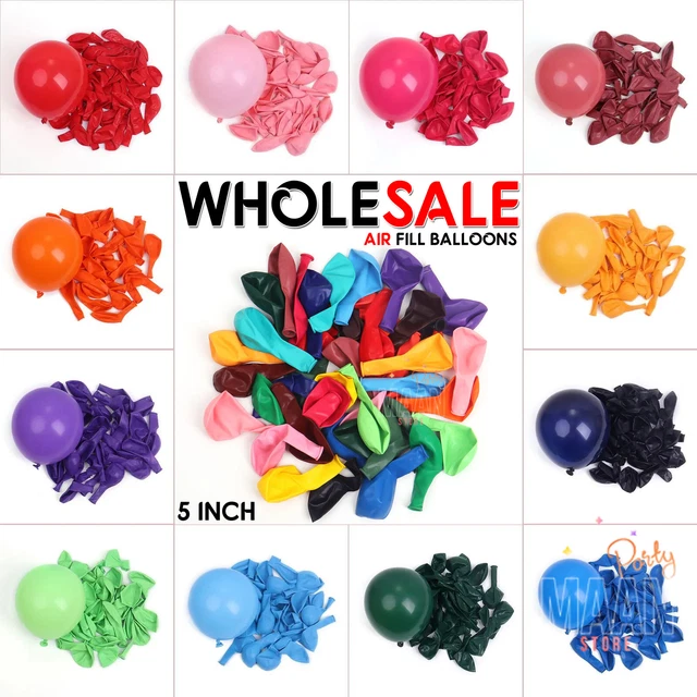 5&INCH SMALL ROUND Best Latex Balloons 100 Quality Standard ballon ...