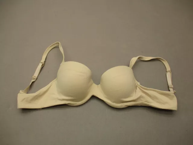 36B Barely There Womens Beige Underwire Lined Back Closure Demi Bra 8H