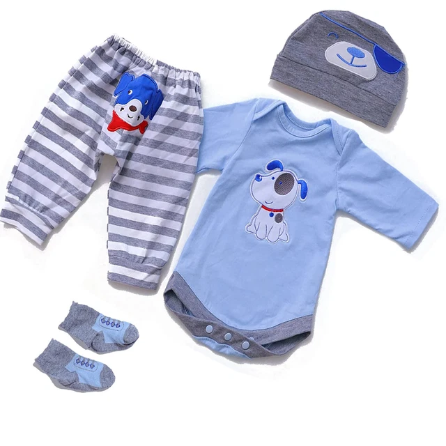 18"-22" Reborn Dolls Clothes Baby Clothing Newborn Dolls Pants Jumpsuit Outfit