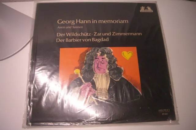 Georg HANN in memoriam in OVP (Wildschütz, Zar u. Zimmermann, Barbier v. Bagdad)