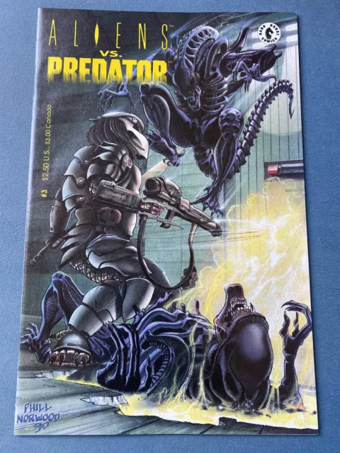 Dark Horse Comics ALIENS vs PREDATOR #3 1990 1ST PRINT NEW UNREAD