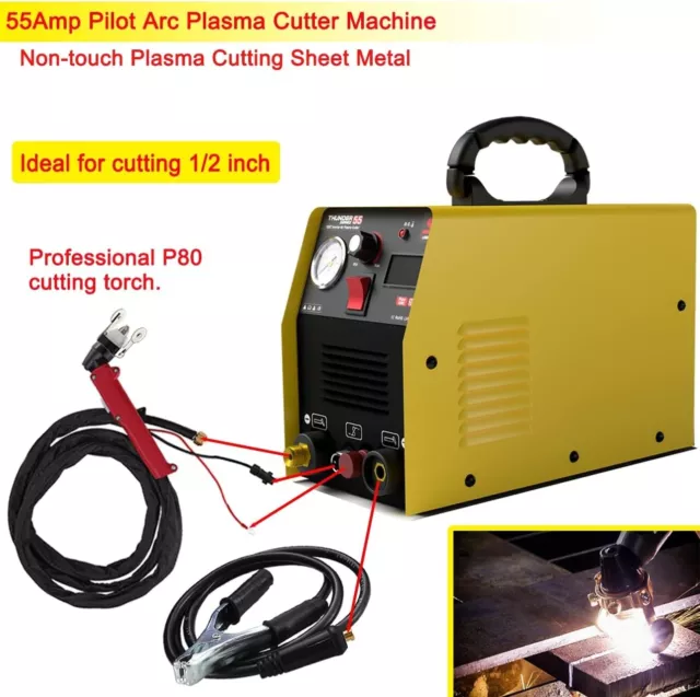 SUSEMSE Air Plasma Cutter 50A Pilot Arc CUT55P NonTouch Inverter 240V AU Stock 3