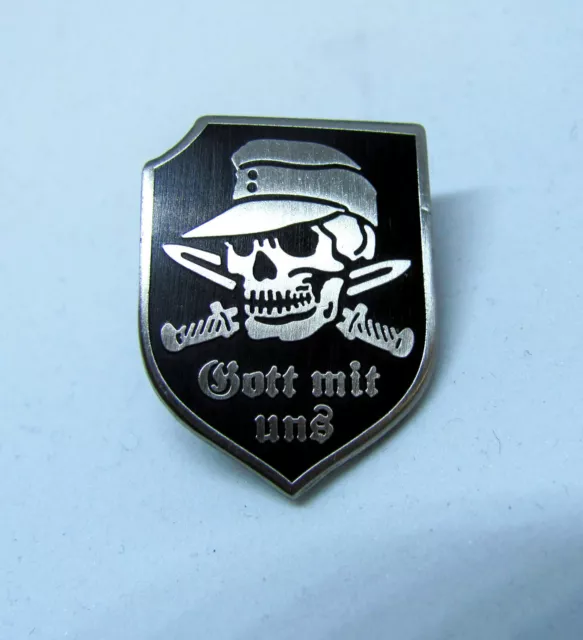 PIN Gott mit uns Totenkopf Bajonett