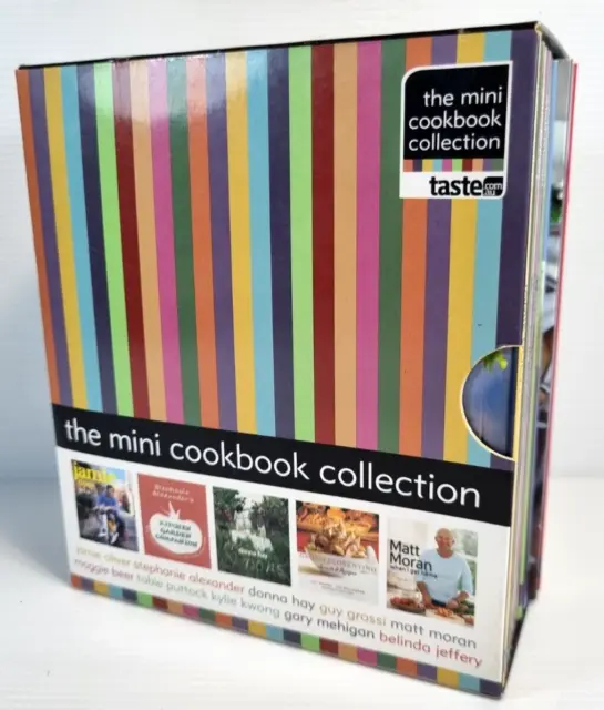The Mini Cookbook Collection 10 x Cookbooks Jamie Oliver, Donna Hay, Maggie Beer