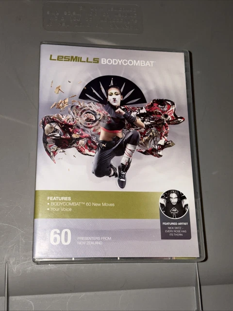 LES MILLS BODYCOMBAT Body Combat 57 DVD + CD Home Fitness Cardio
