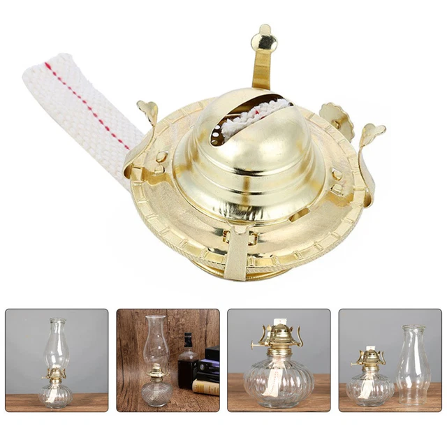Stoppino Per Lampade A Olio In Cotone - 10 Metri X 13 Mm, Piatto, Per Cherosene E Petrolio, Con Filo Rosso