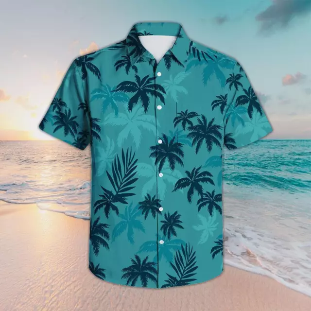 2024 fashion mens Hawaiian Shirt Beach Summer Tropical Unisex Hawaiian tops