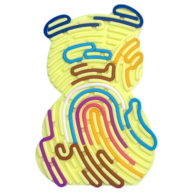 5 Collane Sensoriali da Masticare per Bambini con Autismo Ausili Motori Orali, Facili da Pulire, Silicone Alimentare, Uso Versatile per Esigenze Sensoriali