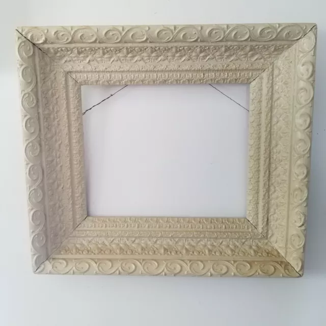 Large Antique Ornate Victorian Era Picture Frame Gilded Underneath