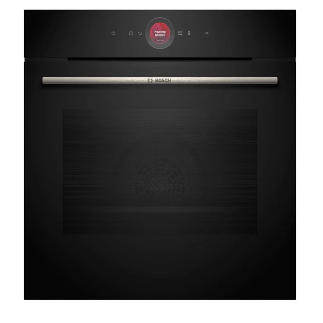 BOSCH SERIES 8 Electric Self Cleaning Single Oven Black HBG7741B1B £