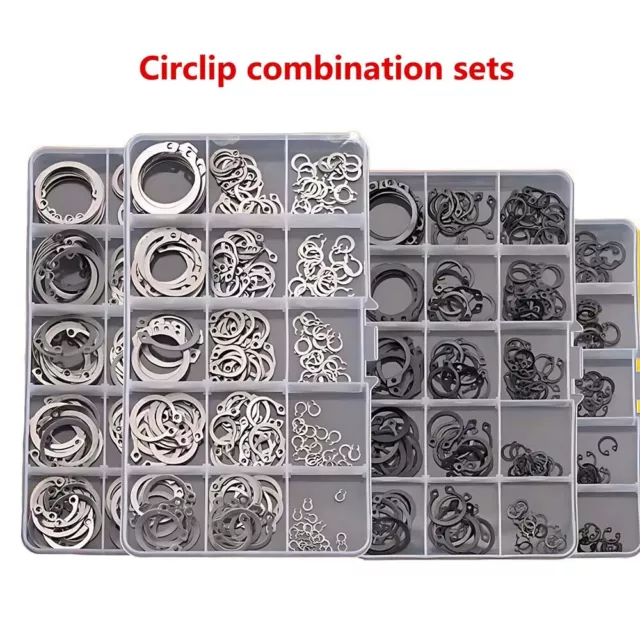 Circlip Set External Circlips Snap Ring Assortment Set Retaining Cir Clips