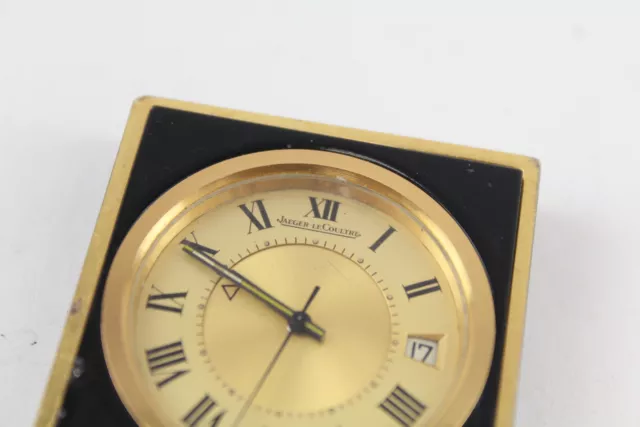 JAEGER-LECOULTRE MEMOVOX Vintage Travel Alarm Clock Hand-wind Non Working 3