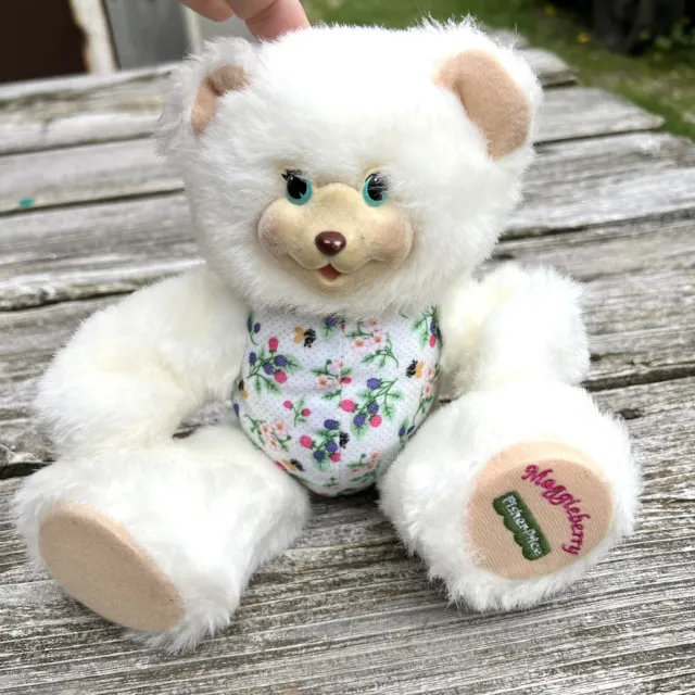 Vintage 1998 Fisher Price Maggieberry plush stuffed bear