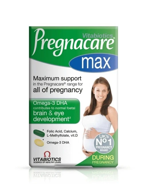 VITABIOTICS PREGNACARE TABLETS Max Support Pregnancy Omega 3