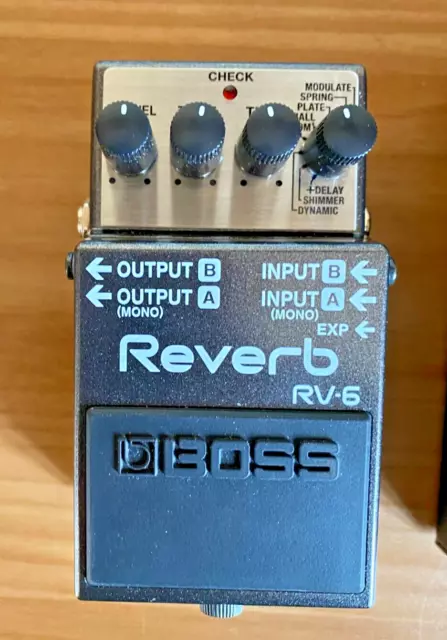 Boss Rv-6 Reverb Electric Guitar Effects Pedal