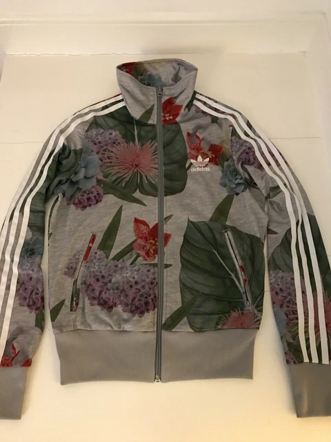 adidas floral track jacket