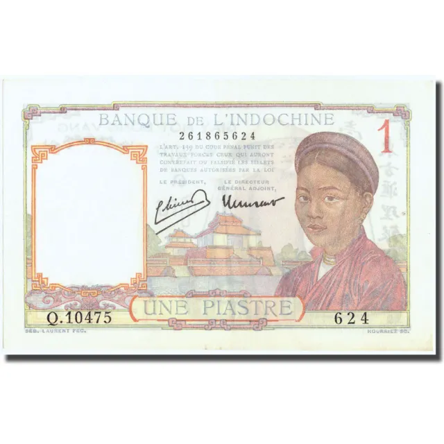 [#215367] Billet, FRENCH INDO-CHINA, 1 Piastre, Undated (1932-1939), KM:54e, SPL