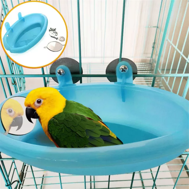 Vogelbadewanne- Vogel Badehaus Badehäuschen für Wellensittiche Papagei Papagei