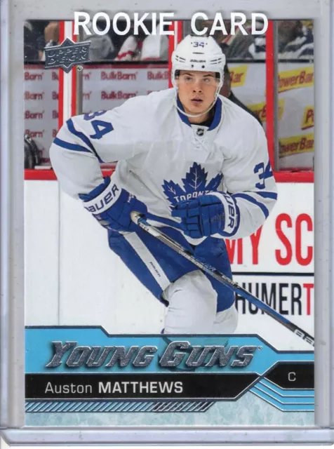 2016-17 UD Upper Deck Auston Matthews Young Guns RC rookie card MINT !!! LEAFS