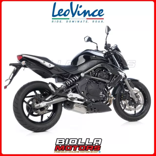 8242 Pot Ligne Leovince Kawasaki Er-6N/F/Ninja 650R 2010 - Underbody Stainless S