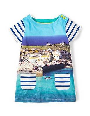 Mini Boden dress girls jersey Cornwall NEW blue age 1 2 3 7 8 summer St Ives