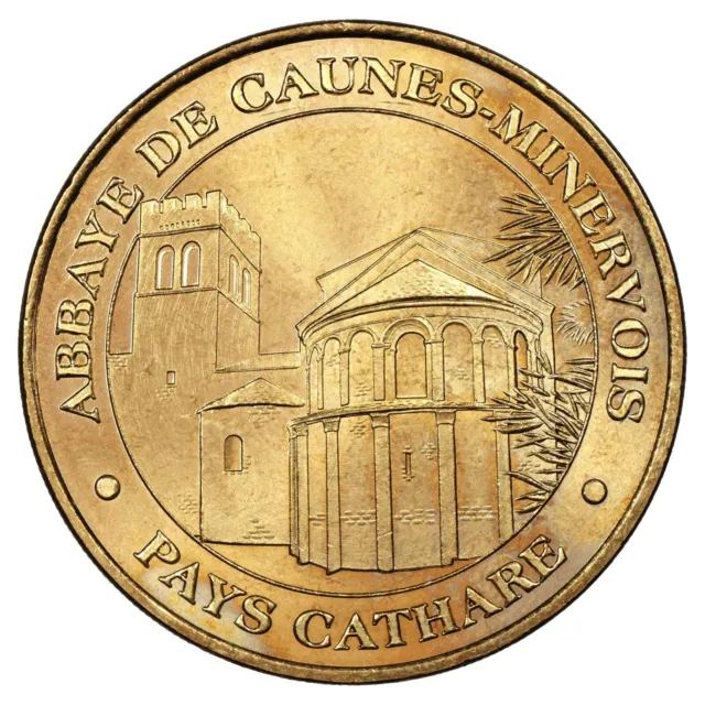 France médaille touristique Abbaye de Caunes-Minervois 2008 Monnaie de Paris