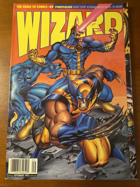 Wizard the Guide to Comics # 49 Marvel Wolverine September 1995