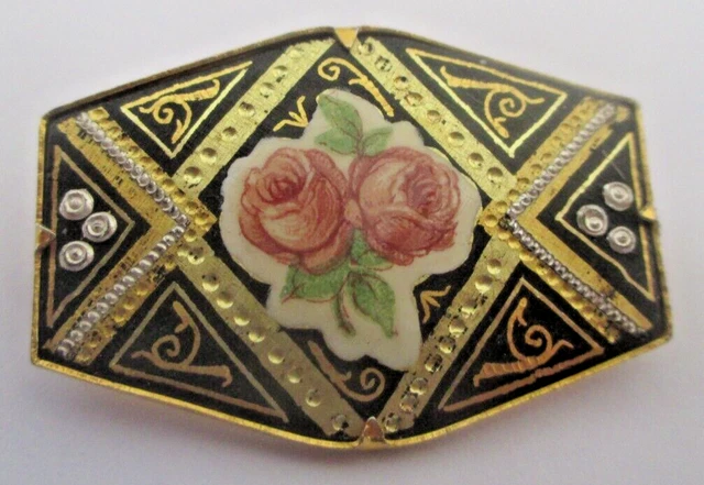 Broche Ancienne Bijou Cyclope Paris - Style Ethnique - Occasion Vintage Française
