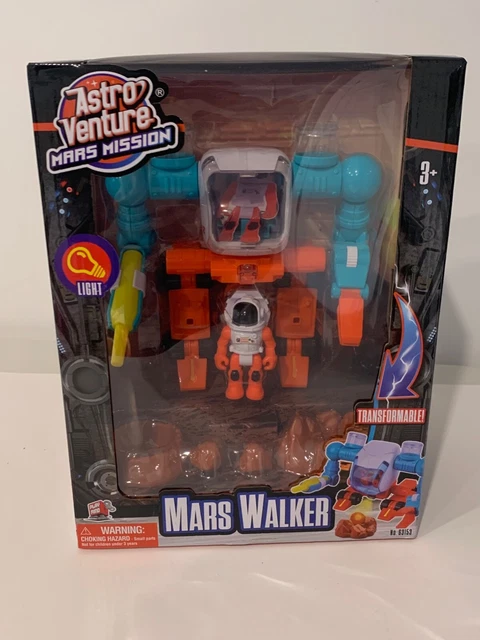 Astro Venture Mars Walker Mats Mission Space Toy Transformable Explorer Robot