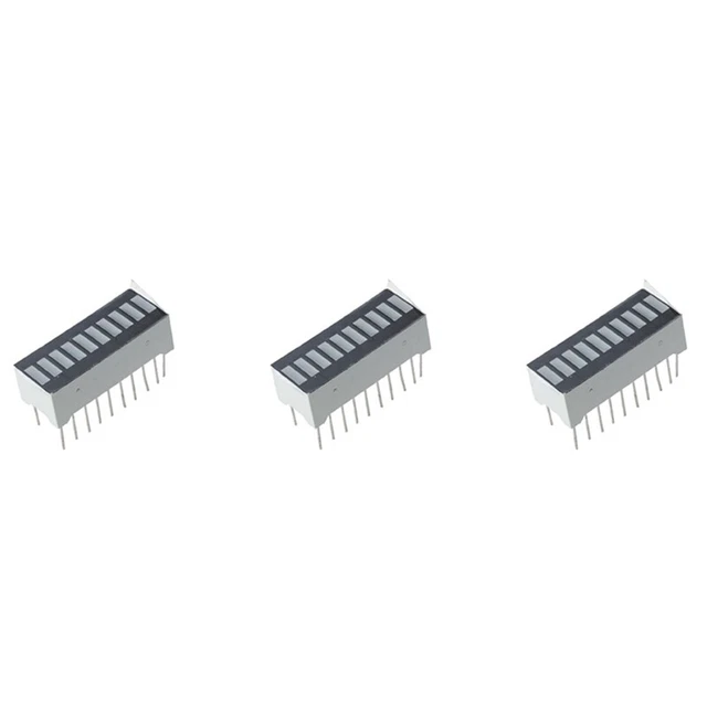 15 Piece 10 Segment Digital Red LED Beam Display Bar Display V3G6