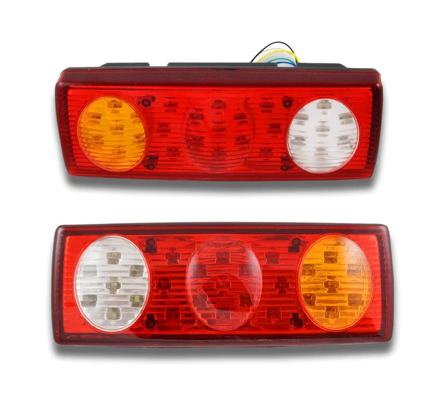 2 X 24V 27 SMD LED Heck Multi Funktion Lampen Leuchten Lkw Anhänger Renault