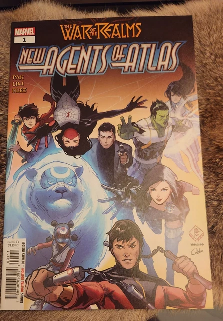 War of the Realms NEW AGENTS Of ATLAS #1 2019 NM 1st APP Luna AERO Wave 🔥 🔥 🔥