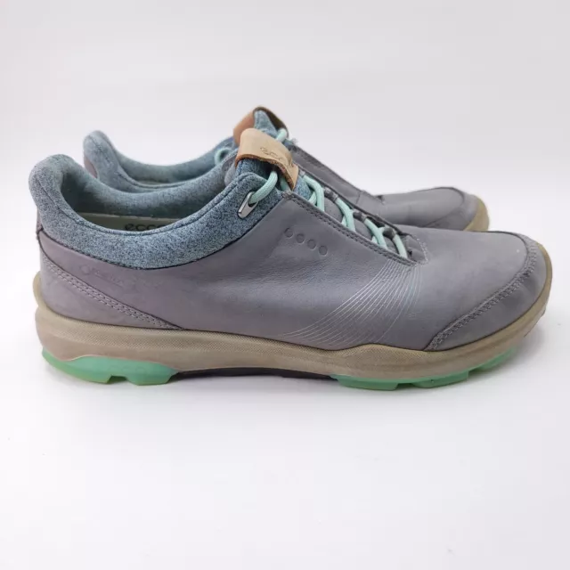 Zapatos de golf para mujer Ecco Biom Hybrid 3 gris azulado con cordones talla 8 12550350952