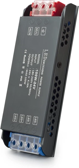 Alimentatore LED 24V 100W BRIMETI - Trasformatore Slim Per Luci LED, Strisce E Faretti | Driver DC 24V Per Interni Ed Esterni - Foto 12