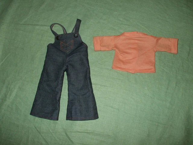Vintage Fisher Price Mandy doll outfit Farmer overalls Doll NOT included