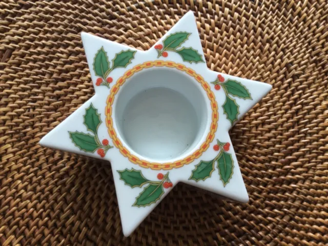 Hutschenreuther Porzellan Louvre Kerzenhalter Teelichthalter Weihnachtsdeko TOP
