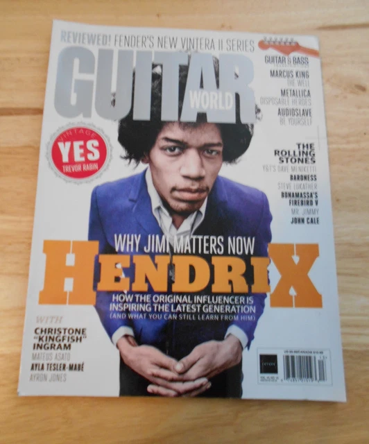 GUITAR WORLD MAGAZINE Vol.44 Holiday 2023 Jimi Hendrix on cover £2.17 PicClick UK