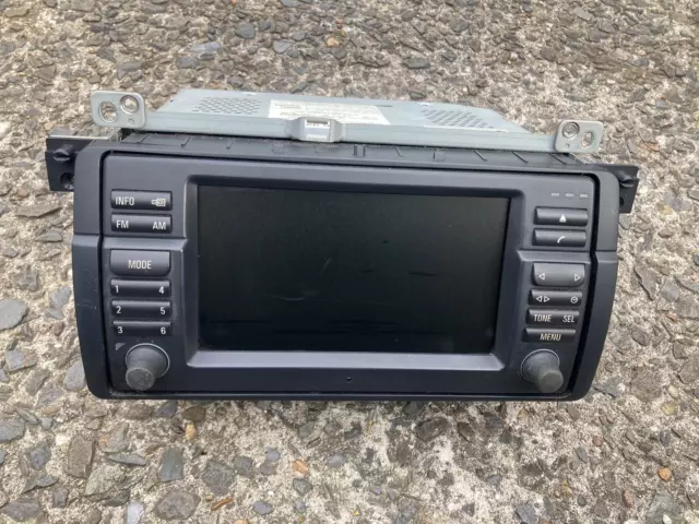 65526923871 Genuine BMW E46 M3 Sat Nav headunit Alpine Radio/Cassette 320d 330i