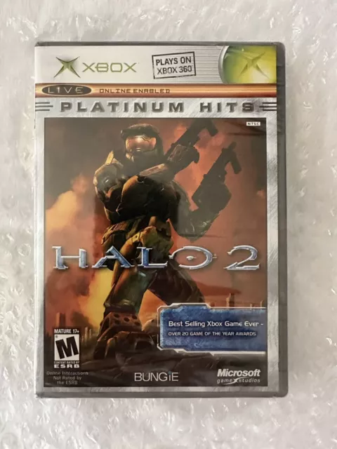 🔥HALO 2 Microsoft Xbox 2004 Platinum Hits Version Brand New Factory Sealed🔥