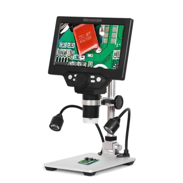 G1200 Digital Mikroskop 7 Zoll Großer Farbbildschirm LCD-Display 12MP 1-1200X