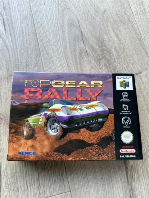 Top Gear Rally N64 Nintendo 64 Boxed Complete PAL